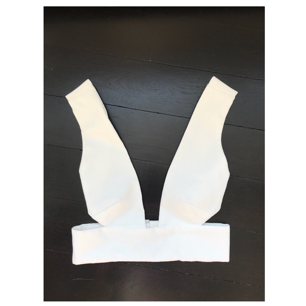 Solace London White Cut Out Top